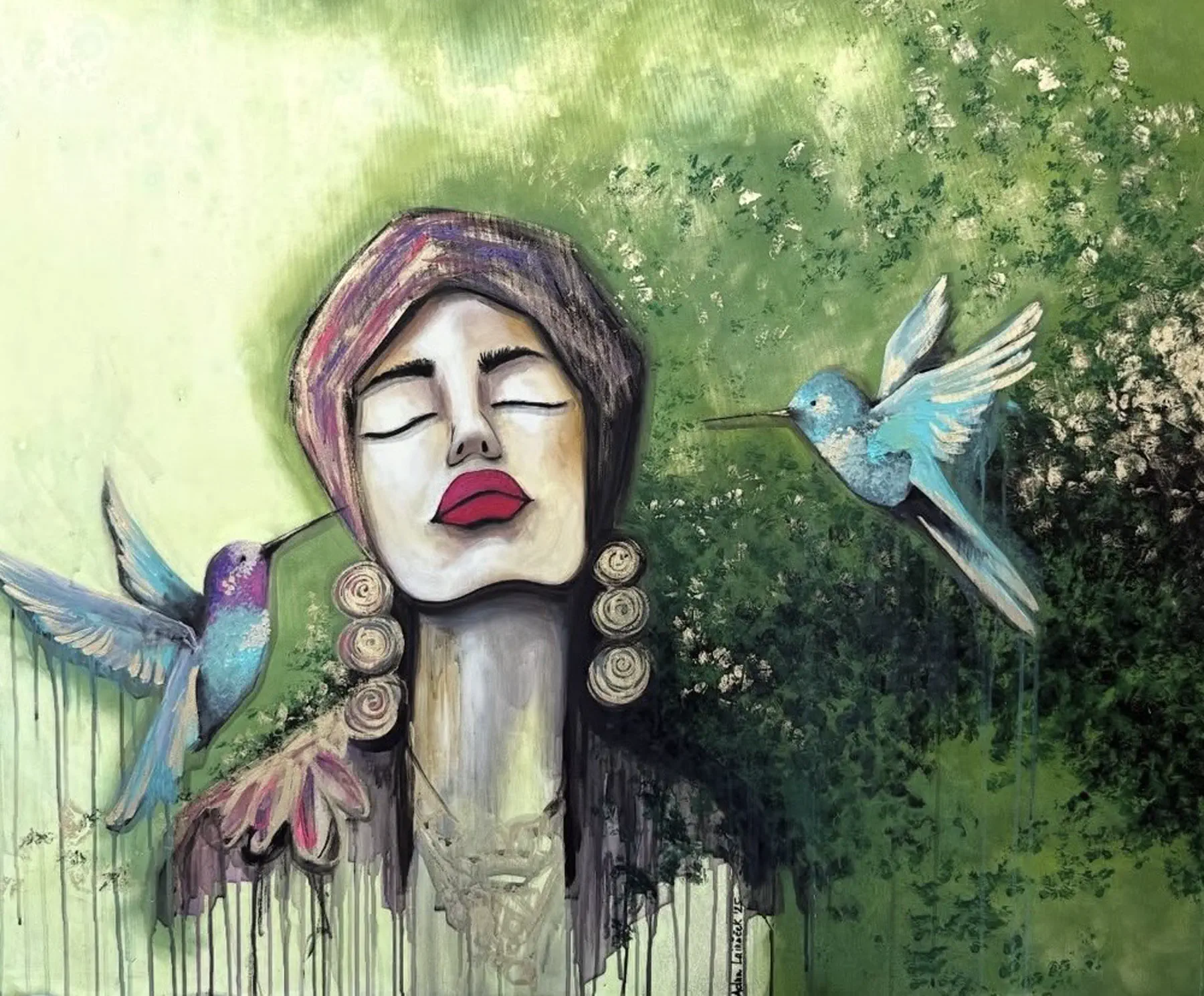 Between breath and wings by Adna Lainšček