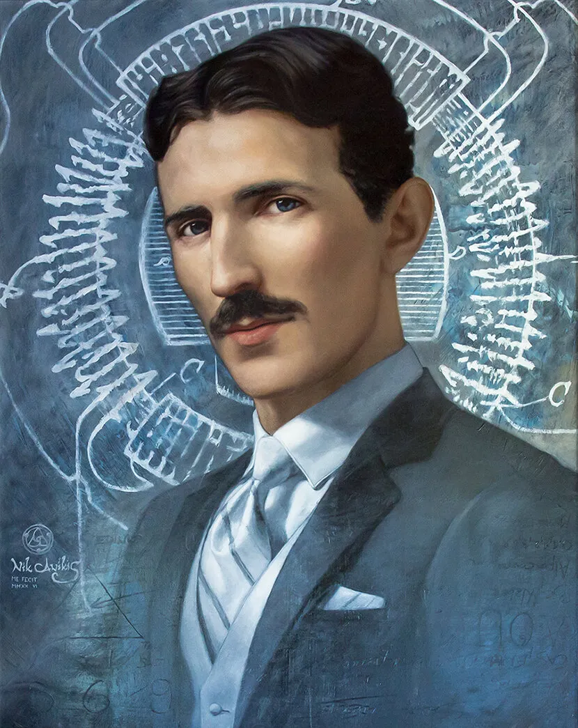 Nikola Tesla by Nik Anikis