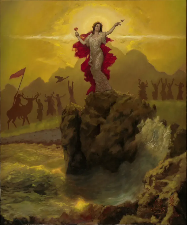 Dancing Goddess EYL artwork by Nik Anikis