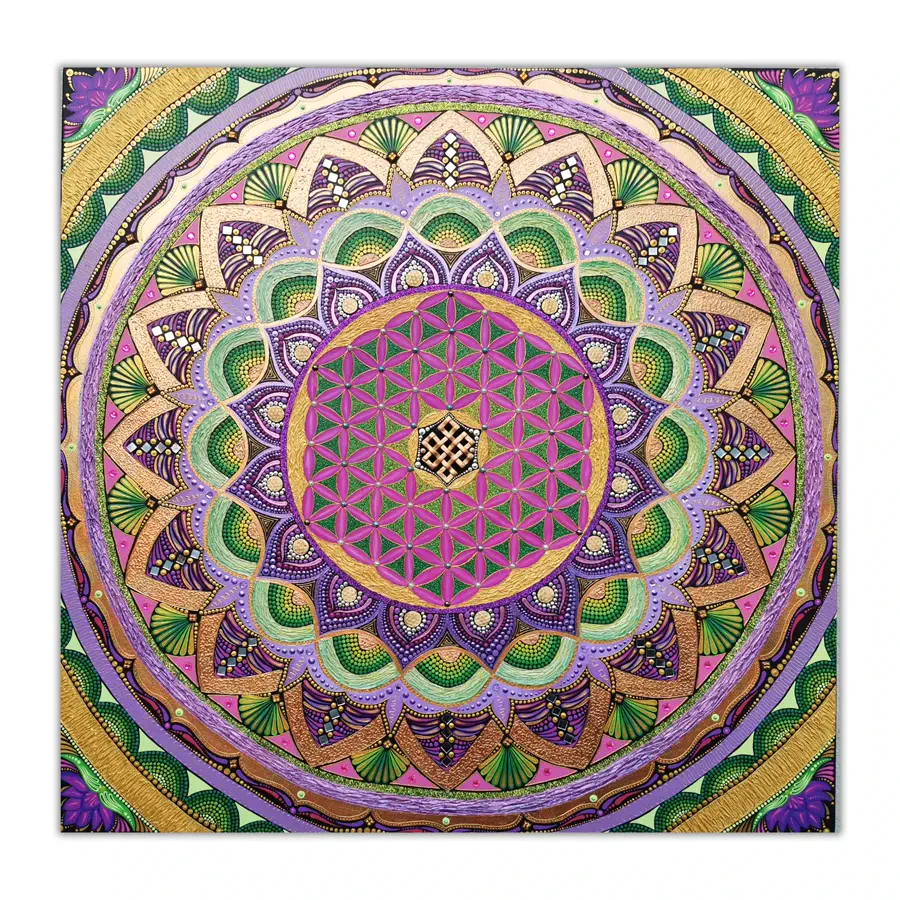 Mandala of Living Balance by Sanja Rehar