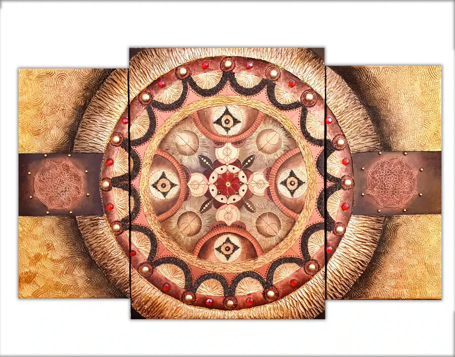 Eye of the Inner Kingdom Mandala by Sanja Rehar
