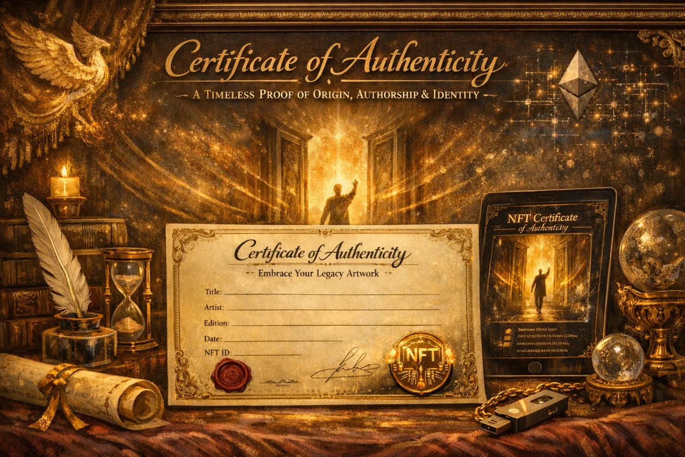 Embrace Your Legacy ceremonial certificate of authenticity presentation